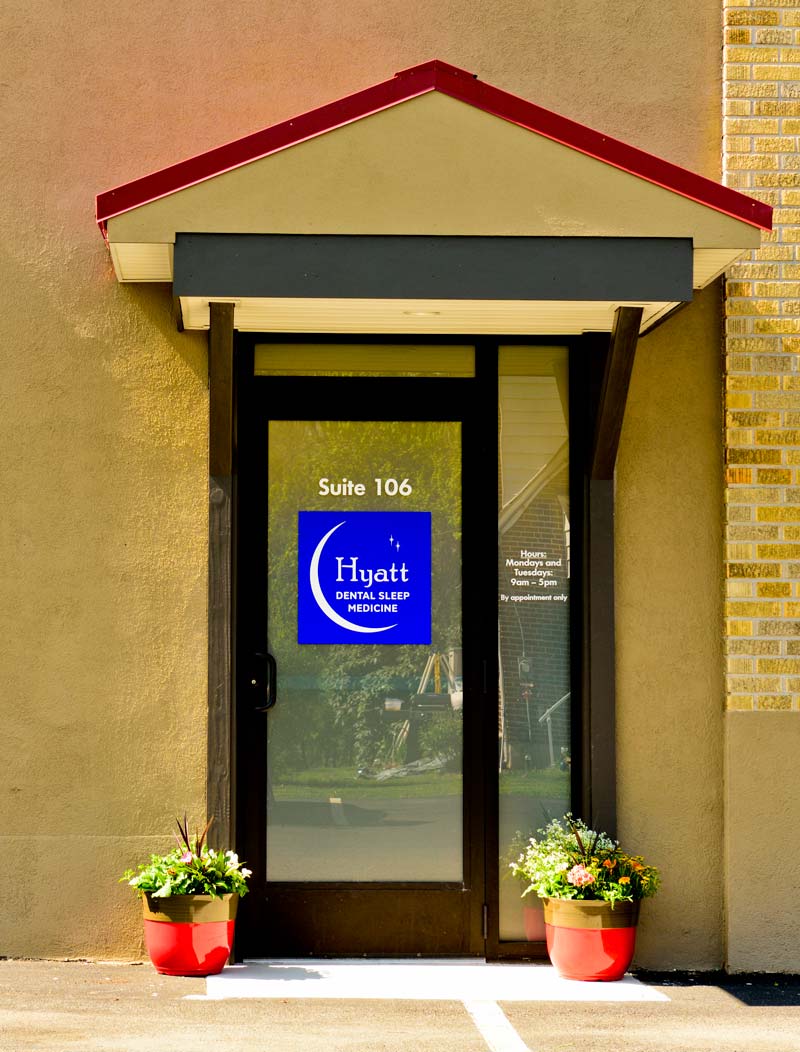 Hyatt Dental Sleep Medicine Front Door | Sleep Apnea | Boyertown, PA